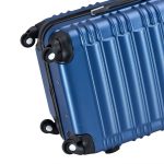 Set 4 trolere de diferite dimensiuni, S-M-L-XL, ABS, roti robuste de 360°, albastru - imagine 10