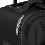 Set 3 trolere si 2 genti cosmetice, Atena, L-M, poliester, negru - imagine 11
