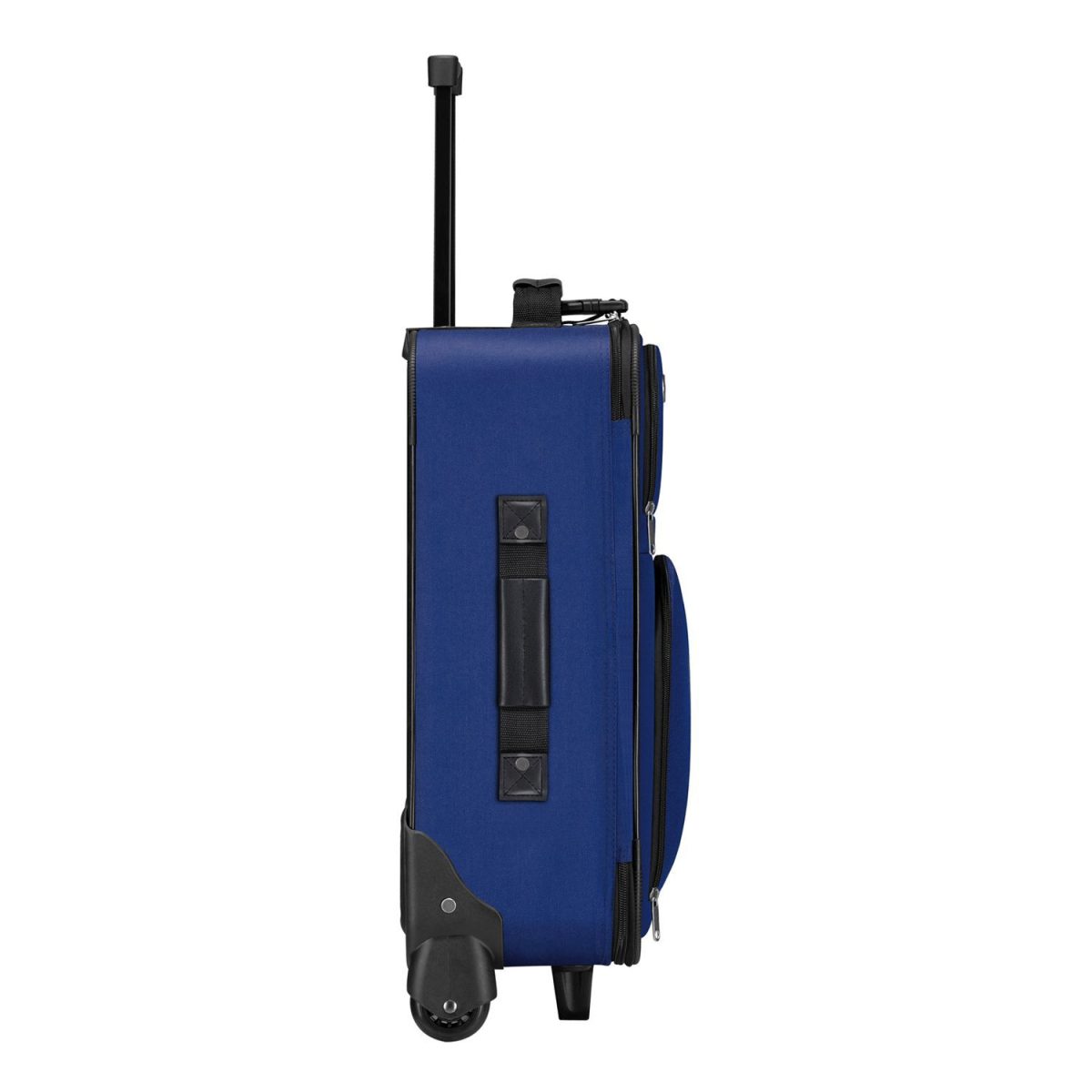 Set 3 trolere si 2 genti cosmetice, Atena, L-M, poliester, albastru - imagine 4
