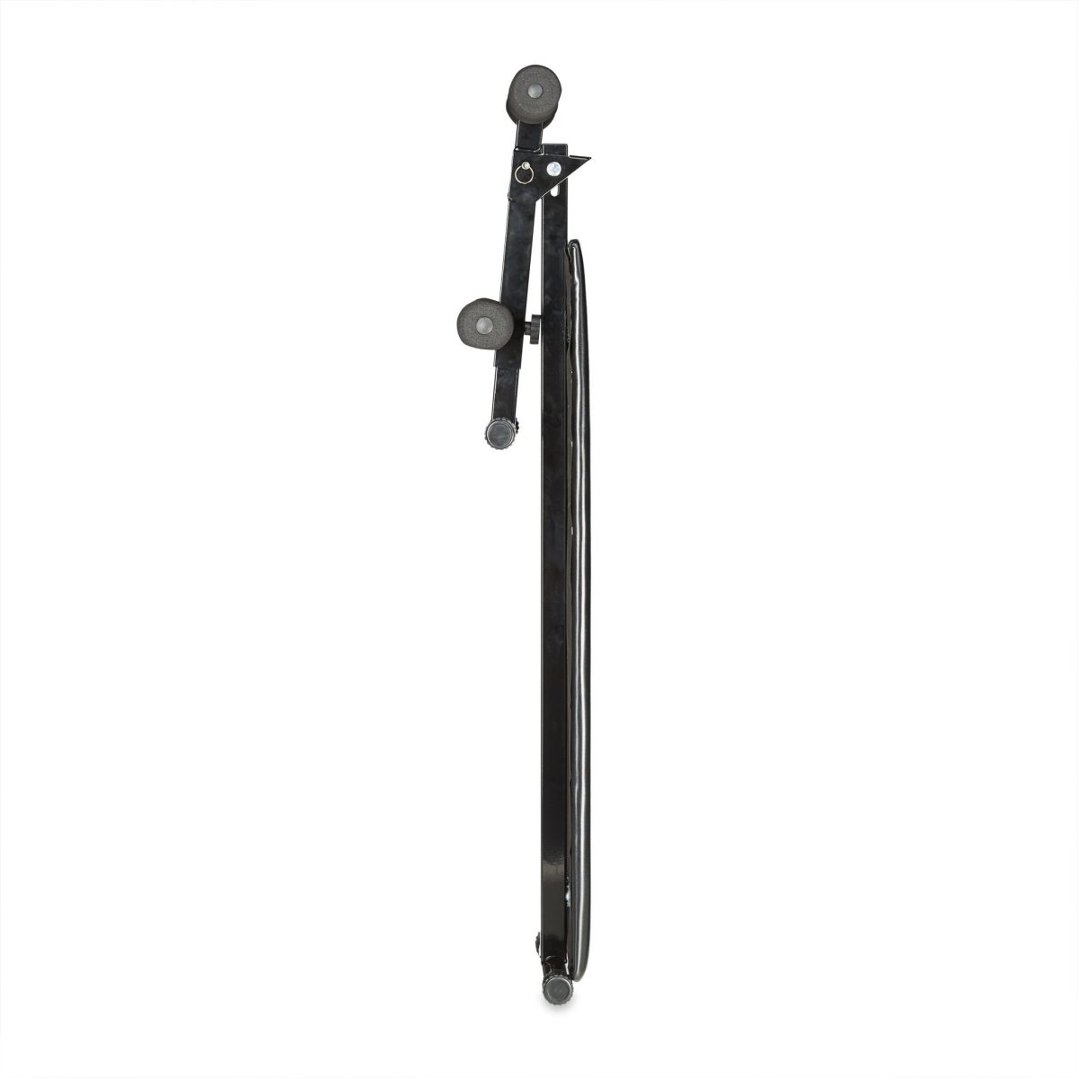 Banca abdomene Relaxdays, pliabila, neagra, greutate suportata 100 kg, 63 x 33 x 135 cm - imagine 11
