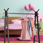 Set 20 umerase pentru copii, din plastic/metal/catifea, roz deschis - imagine 7