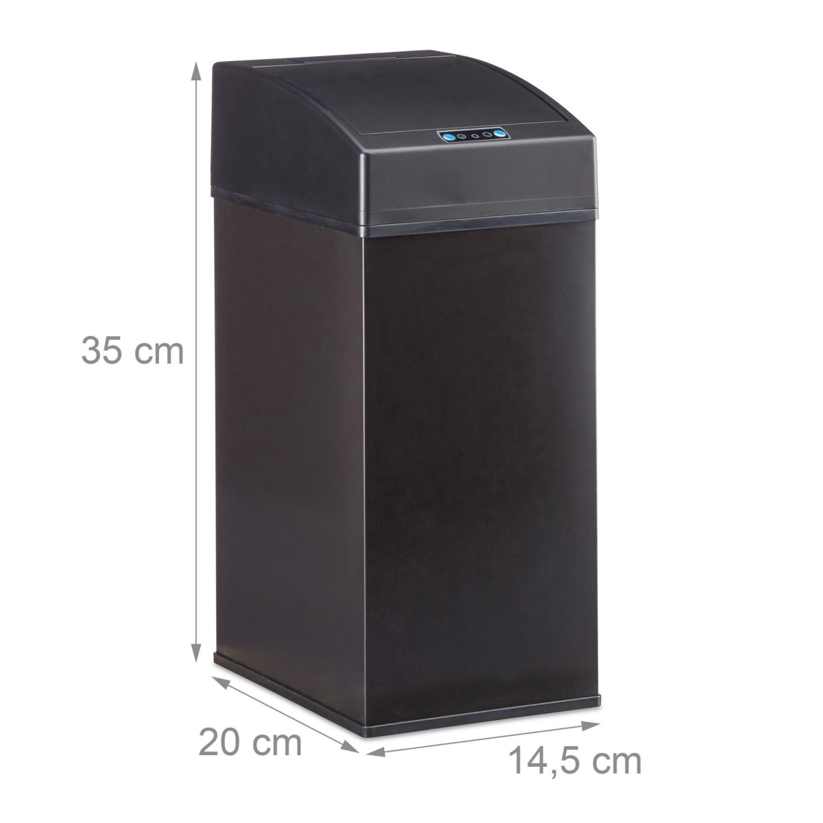 Cos de gunoi cu senzor automat, 7 L, capac anti-miros, deschidere/inchidere silentioasa, 35 x 14,5 x 20 cm - imagine 4