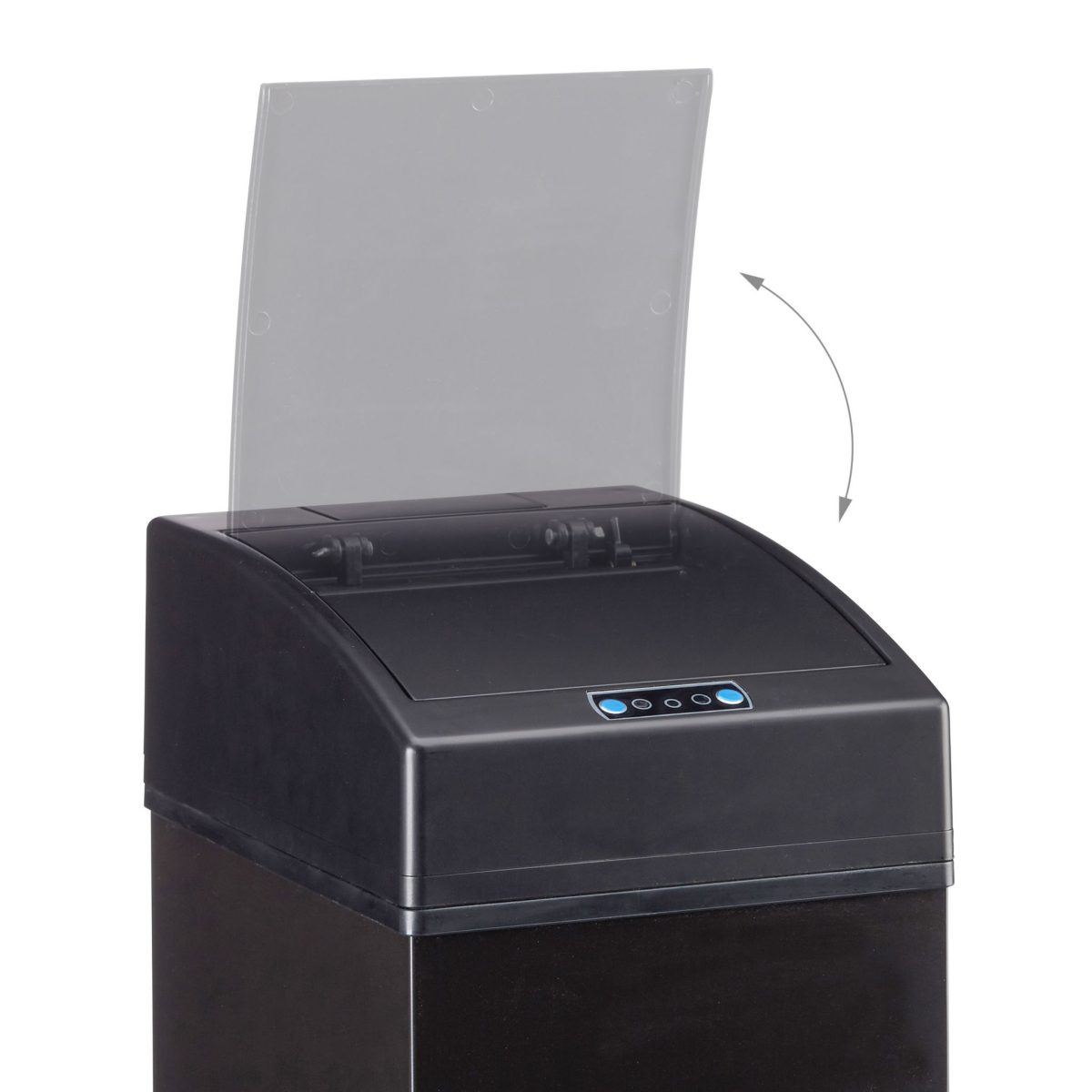 Cos de gunoi cu senzor automat, 7 L, capac anti-miros, deschidere/inchidere silentioasa, 35 x 14,5 x 20 cm - imagine 5
