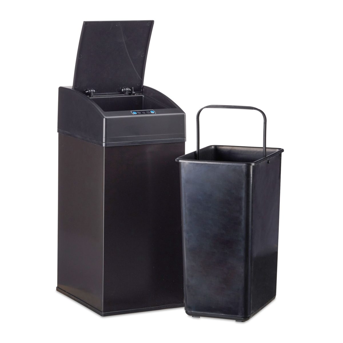 Cos de gunoi cu senzor automat, 7 L, capac anti-miros, deschidere/inchidere silentioasa, 35 x 14,5 x 20 cm - imagine 6