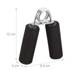 Flexor maini, set de 2, din fier/spuma, 12 x 9,5 x 3 cm - imagine 5