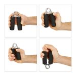 Flexor maini, set de 2, din fier/spuma, 12 x 9,5 x 3 cm - imagine 7