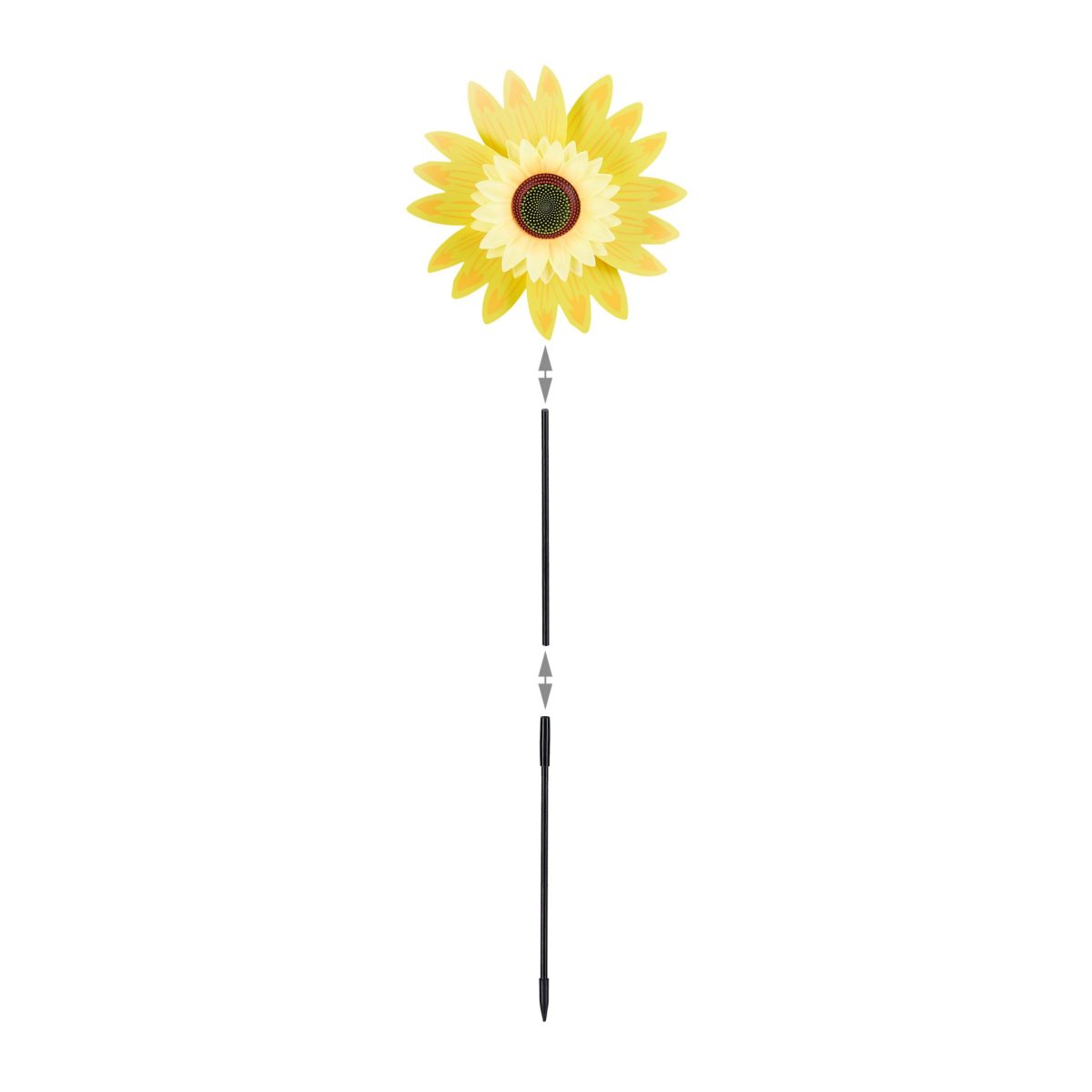 Decoratiune pentru gradina, foloarea soarelui, din plastic, 70 x 30 x 9 cm - imagine 7