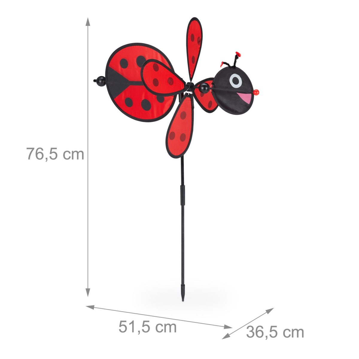 Decoratiune pentru gradina, gandac, din pliester/fibra de sticla, 76,5 x 36,5 x 51,5 cm - imagine 5