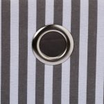 Cutie de depozitare, set de 2, din poliester/in/carton, gri alb, 30,5 x 30 x 30 cm - imagine 3