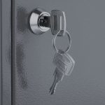 Dulap pentru medicamente, 2 etaje, gri/alb, 32 x 21,5 x 9,5 cm - imagine 4