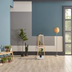 Suport pentru plante si ghivece, alb/maro, 98 x 35 cm,Relaxdays - imagine 5