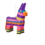 Piniata pentru petrecerile copiilor, ponei, din hartie multicolora, se pot adauga dulciuri/jucarii inauntru, 55 x 40 x 13 cm - imagine 7