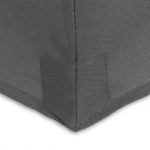 Umbrela terasa/gradina semicirculara, protectie UV 50+, acoperire hidrofuga, manivela practica, 230 cm x Ø 270 cm, gri antracit - imagine 8