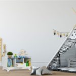 Dulap pentru copii, 4 compartimente, alb/gri,  din MDF, 30 x 60 x 30 cm - imagine 3