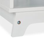 Dulap pentru copii, 4 compartimente, alb/gri,  din MDF, 30 x 60 x 30 cm - imagine 11
