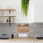 Raft pentru condimente, servetele si folii alimentare, din bambus, culoare naturala, 40 x 40 x 11,5 cm - imagine 6