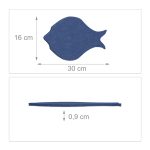 Placi decorative, pestisori, 6 bucati, gri/antracit/albastru, 16 x 30 x 0,9 cm - imagine 5