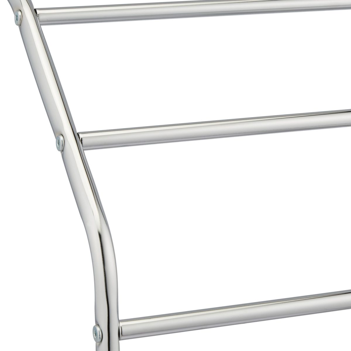 Suport pentru prosoape cu 3 rafturi, din otel, argintiu,  83,5 x 57,5 ​​x 25,5 cm - imagine 8