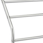 Suport pentru prosoape cu 3 rafturi, din otel, argintiu,  83,5 x 57,5 ​​x 25,5 cm - imagine 8