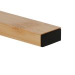 Raft baie, cu 3 polite si suport prosoape, din bambus, 85 x 41,5 x 30 cm, natur - imagine 8