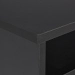 Suport pentru monitor cu spatiu de depozitare, 14,5 x 54 x 26 cm, negru - imagine 6