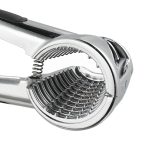 Spargator de nuci, din zinc, argintiu/negru,  6 x 18 x 7,5 cm - imagine 3