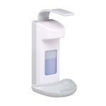 Dozator pentru gel dezinfectant/sapun, manual, capacitate 500 ml, montare pe perete, 29 x 16 x 18 cm