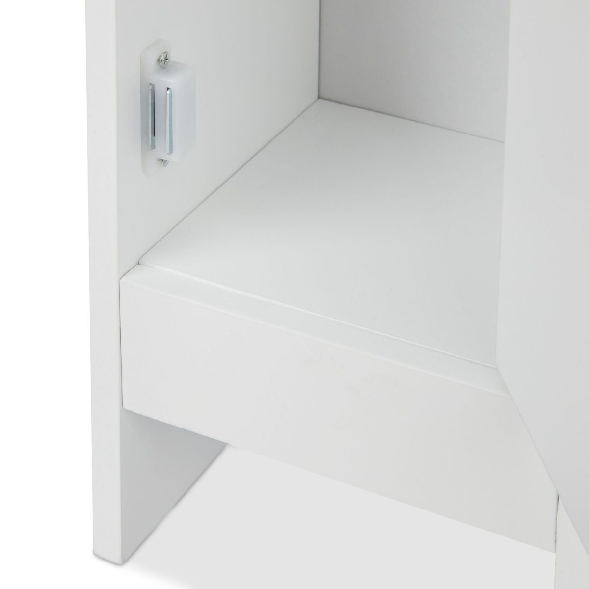 Dulap de baie cu suport pentru hartie igienica, inchidere magnetica, MDF/bambus, 75,5 x 18,5 x 18,5 cm - imagine 8