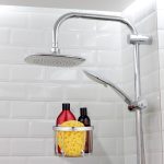 Etajera baie/ bucatarie, multifunctional, otel, 11,5 x 16 x 16 cm, argintiu - imagine 2