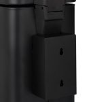 Cos de gunoi suspendat, 6 litrii, otel, 29,5 x 20 x 27 cm, negru - imagine 6