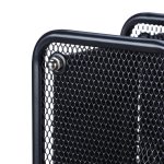Organizator de birou cu 3 compartimente verticale, din otel, 31,5 x 24 x 29 cm, negru - imagine 4