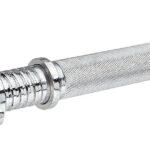 Bara dreapta pentru haltere, lungime 42, diametru 30 mm, argintiu