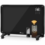Radiator Electric 2000 W TRESKO Control WiFi prin SmartLife APP 5C°-50C°, 2000 W, Termostat, telecomanda, negru