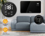 Radiator Electric 2000 W TRESKO Control WiFi prin SmartLife APP 5C°-50C°, 2000 W, Termostat, telecomanda, negru - imagine 4