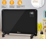 Radiator Electric 2000 W TRESKO Control WiFi prin SmartLife APP 5C°-50C°, 2000 W, Termostat, telecomanda, negru - imagine 5