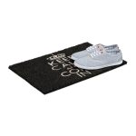 Covoras intrare, model-23, fibre de cocos, Alb/Negru, 60 x 40 x 1.5 cm - imagine 3