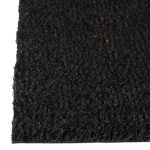 Covoras intrare Relaxdays, model-23, fibre de cocos, Alb/Negru, 60 x 40 x 1.5 cm - imagine 5