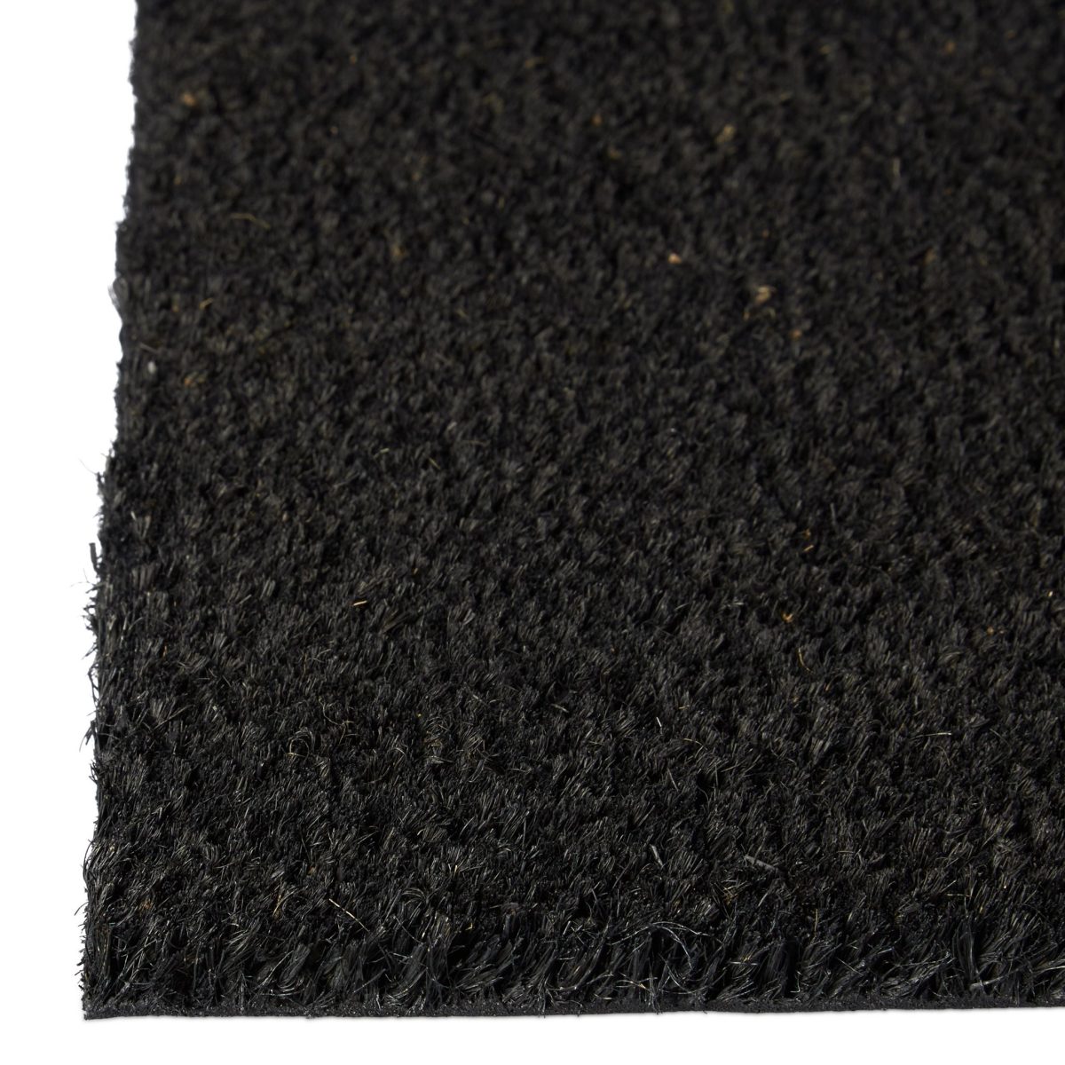 Covoras intrare, model-23, fibre de cocos, Alb/Negru, 60 x 40 x 1.5 cm - imagine 5