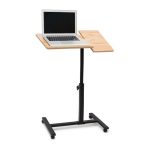 Stand laptop ajustabil, Relaxdays, maro, 60 x 40.5 cm