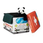 Taburet pliabil Relaxdays, Ambulance, multicolor, 32 x 48 x 32 cm