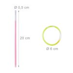 Set 100 bratari/betisoare luminoase, 7 culori, 20 cm lungime - imagine 4