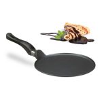 Tigaie pentru clatite, negru, din aluminiu, 8.5 x 25.5 x 45.5 cm