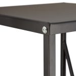 Suport lemne pentru foc, pentru interior, otel, negru, 111,5 x 34 x 34 cm - imagine 4