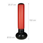 Sac de box gonflabil pentru copii/adulti, Rosu/Negru, Inaltime 152 cm - imagine 4