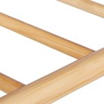 Banca cu raft pentru pantofi, bambus/stofa, 44 x 90 x 34 cm - imagine 6