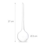 Set distribuitoare, udarea plantelor automat, 4 bucati, mentine apa timp de pana la 2 saptamani, transparent - imagine 4