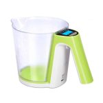 Cantar de bucatarie tip cana cu masura, pentru lichide si solide, Relaxdays, ecran LCD, 14.5 x 24 x 14 cm