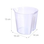 Cantar de bucatarie tip cana cu masura, pentru lichide si solide, Relaxdays, ecran LCD, 14.5 x 24 x 14 cm - imagine 5