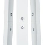 Cuier din metal, 9 carlige pentru agatat haine/genti, dimensiuni 175 x 55 x 55 cm, Relaxdays - imagine 5