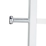 Cuier din metal, 9 carlige pentru agatat haine/genti, dimensiuni 175 x 55 x 55 cm, Relaxdays - imagine 6
